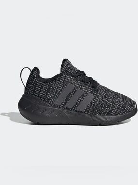 NWOT adidas swift 22 shoes, black size 9k toddler